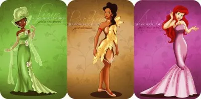 Tiana Pocahontas Ariel jigsaw puzzle