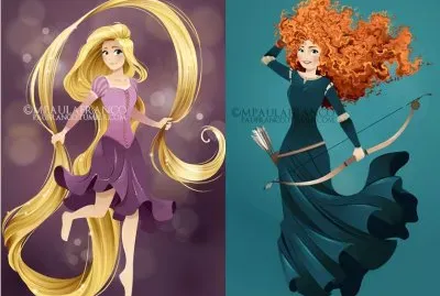 Rapunzel Merida