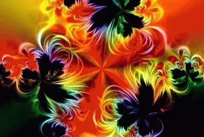 Flame fractual Flowers