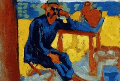 פאזל של Andre Derain.   "Retrato de Matisse  "