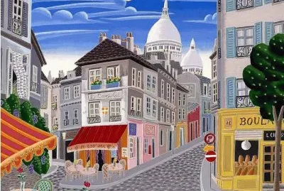 Terrace in Paris