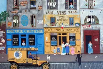 French Shops by Michel Delacroix jigsaw puzzle