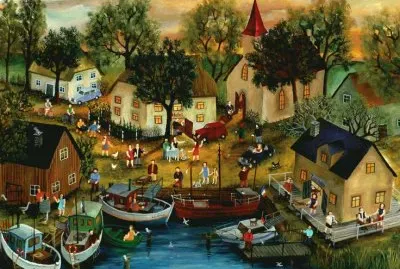 Small Village by Olaf