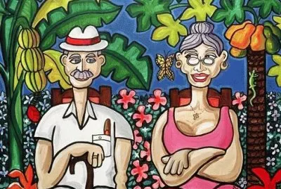 Elderly Couple in the Tropics