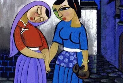 Chinese Folk art by He Qi