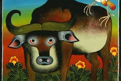 Tinga Tinga painting from Tanzania jigsaw puzzle