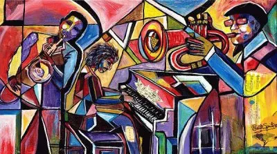 Jazz Musicians by Everett Spruill jigsaw puzzle