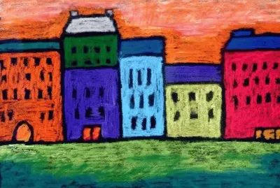 Munich  Kandinsky Cityscape jigsaw puzzle