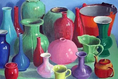 Pottery by Kaffe Fassett