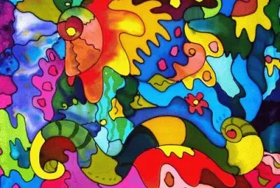 Batik art by Phyllis Boger jigsaw puzzle