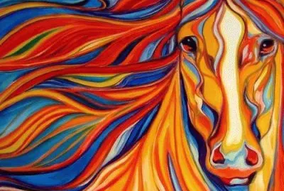 פאזל של Colored Horse