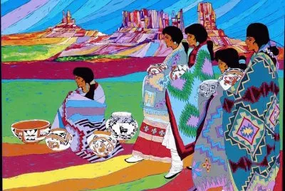 Native art in Death Valley