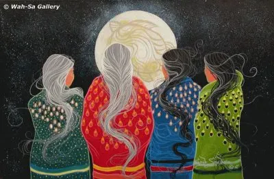 Native art by Gayle Sinclaire jigsaw puzzle