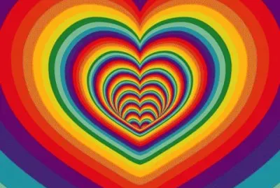 פאזל של Rainbow Heart