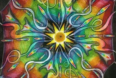 פאזל של mandala 124