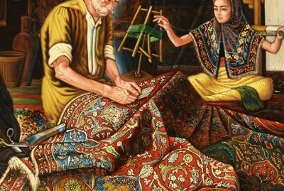 Iranian Carpet Factory by Nami Petgar