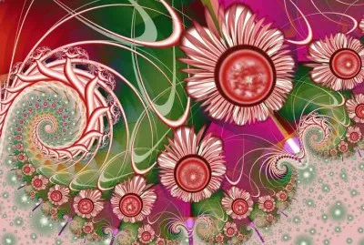 Pink and Green fractal