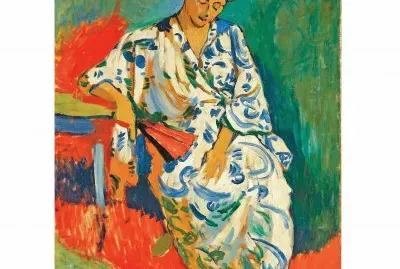 Andre Derain.   "Retrato de  Madame Matisse  " jigsaw puzzle