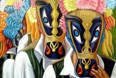 Gueguense Mask ceremony