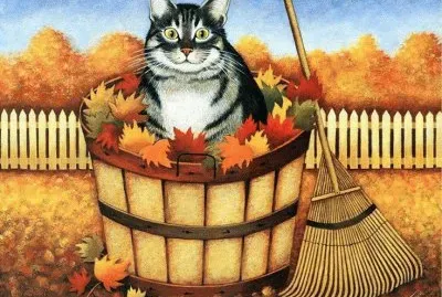 Fall in the Garden by Lowell Herrero jigsaw puzzle