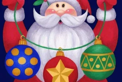 Santa Claus with Chrismas Ball 's