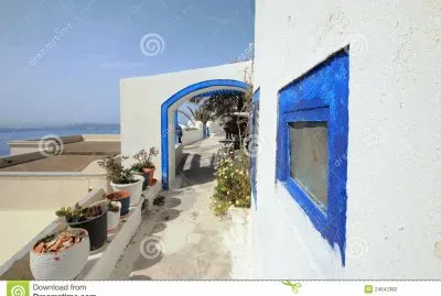 Calles en Santorini jigsaw puzzle