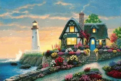 House at the Seaside by Richard Burns