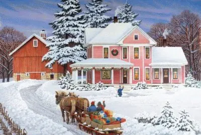 At Home just before Christmas