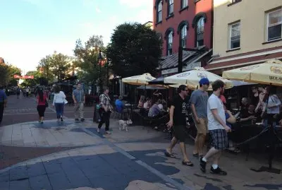 Famous  "Church Street " Burlington Vermont