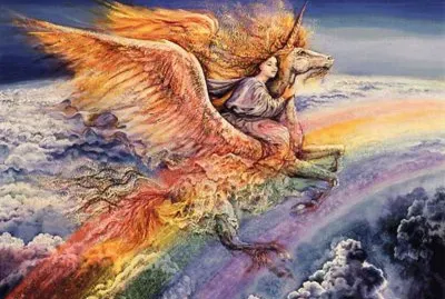 Sobre el arco iris jigsaw puzzle