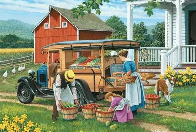 Fresh Vegetables by John Sloane