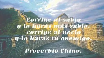 PROVERBIO CHINO 1.