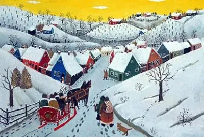 Sleigh Riding by Mihai Vintila