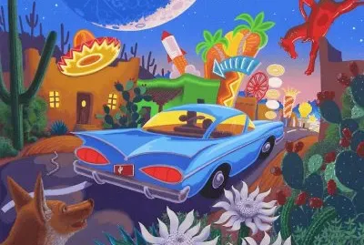 Arizona Night fantasy by Stephan Morath