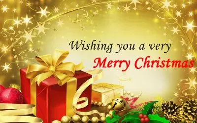Wishing you a very merry Christmas
