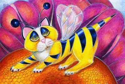 Bee I Kitty by Alma Lee
