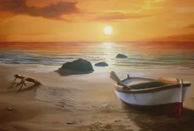 Sunset on the Beach jigsaw puzzle