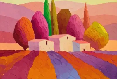 Colorful Hills by Sveta Esser
