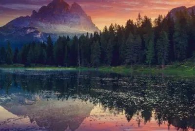פאזל של Lago Antorno in Belluno, Italy. Photo by Peter Zel