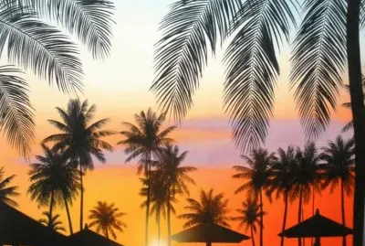 Kuta Beach  sunset  Bali