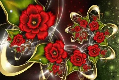 Flowerful art jigsaw puzzle