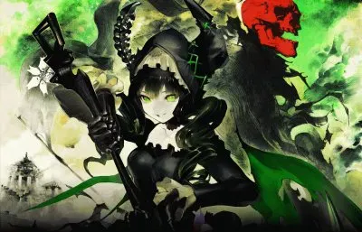 Blackâ˜…Rock Shooter 4 jigsaw puzzle