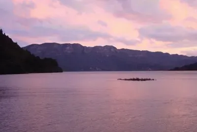פאזל של Sunset Lake Waikaremoana