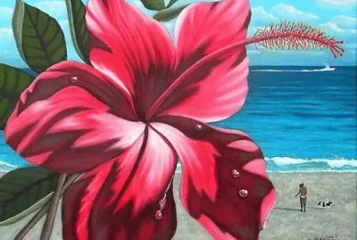 Hibiscus Painting