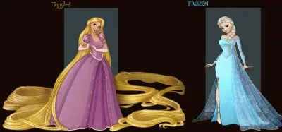 Rapunzel Elsa