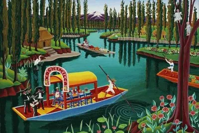 Floating Gardens Xochimilco  Mexico