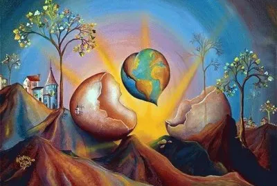 The World out a Egg Shell by Alejandro Costas