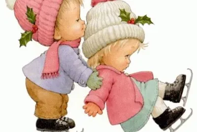 niÃ±as patinando