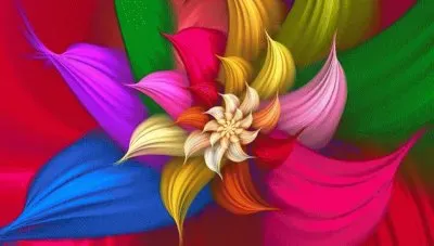 Multicolor Flower jigsaw puzzle