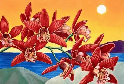 פאזל של Red Orchid 's